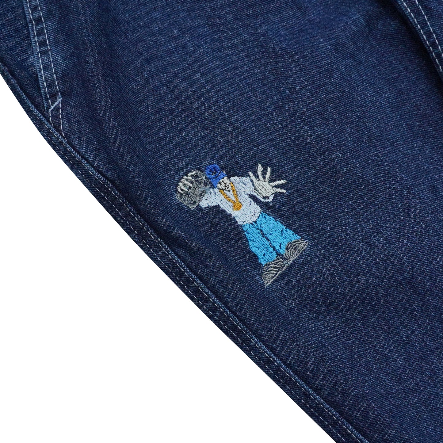 DIRTYBUSINESS NAZE BAGGY PANTS DENIM DARK BLUE