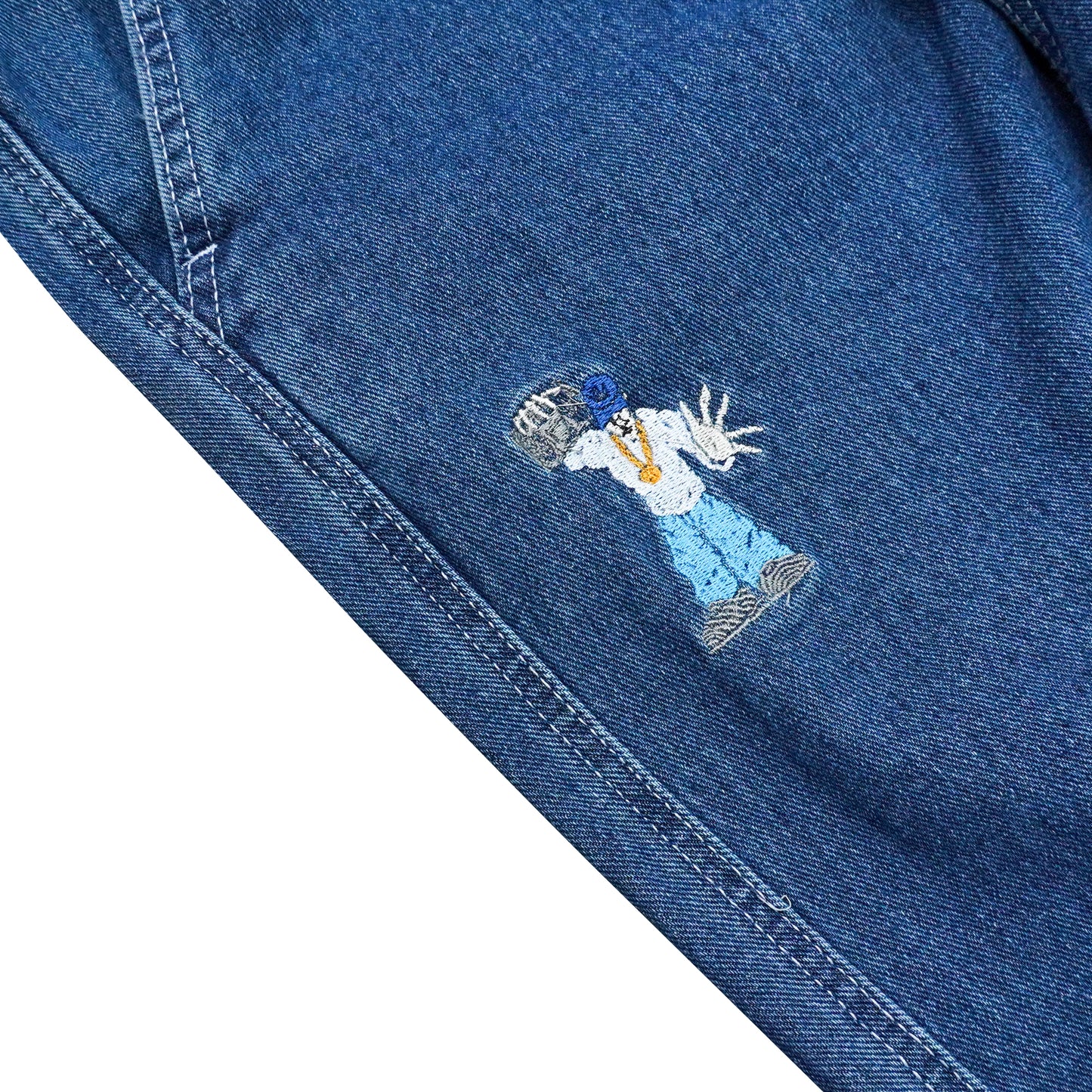 DIRTYBUSINESS NAZE BAGGY PANTS BIO WASHED DENIM