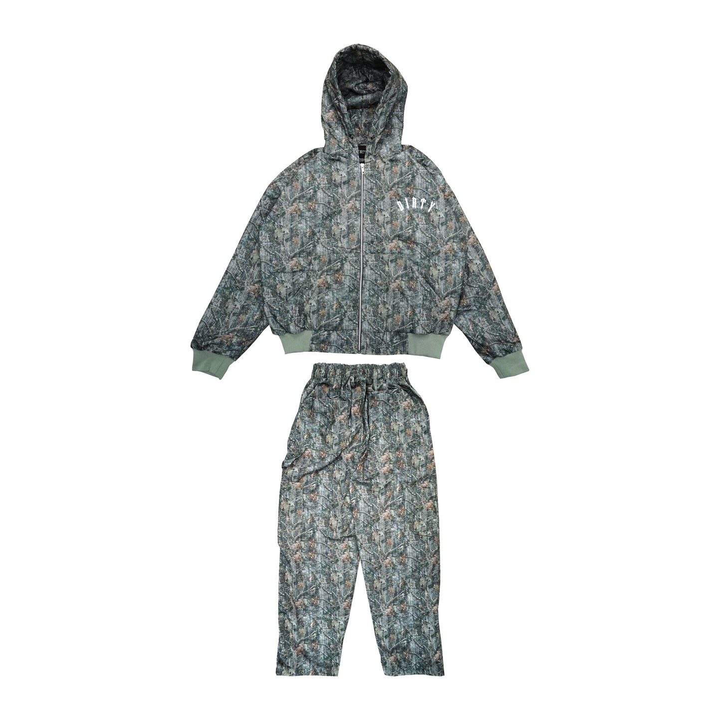 Zip Hoodie Boxy Fit Carpenter Pants Haderach Camo Realtree