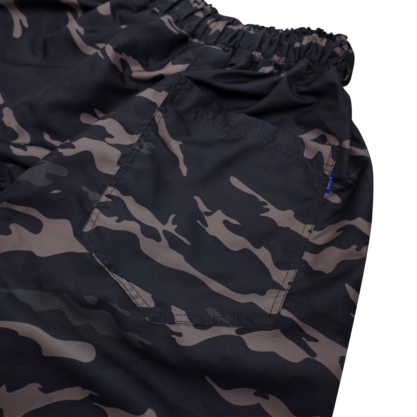 DIRTYBUSINESS FLOW ARMY CAMO JORTS