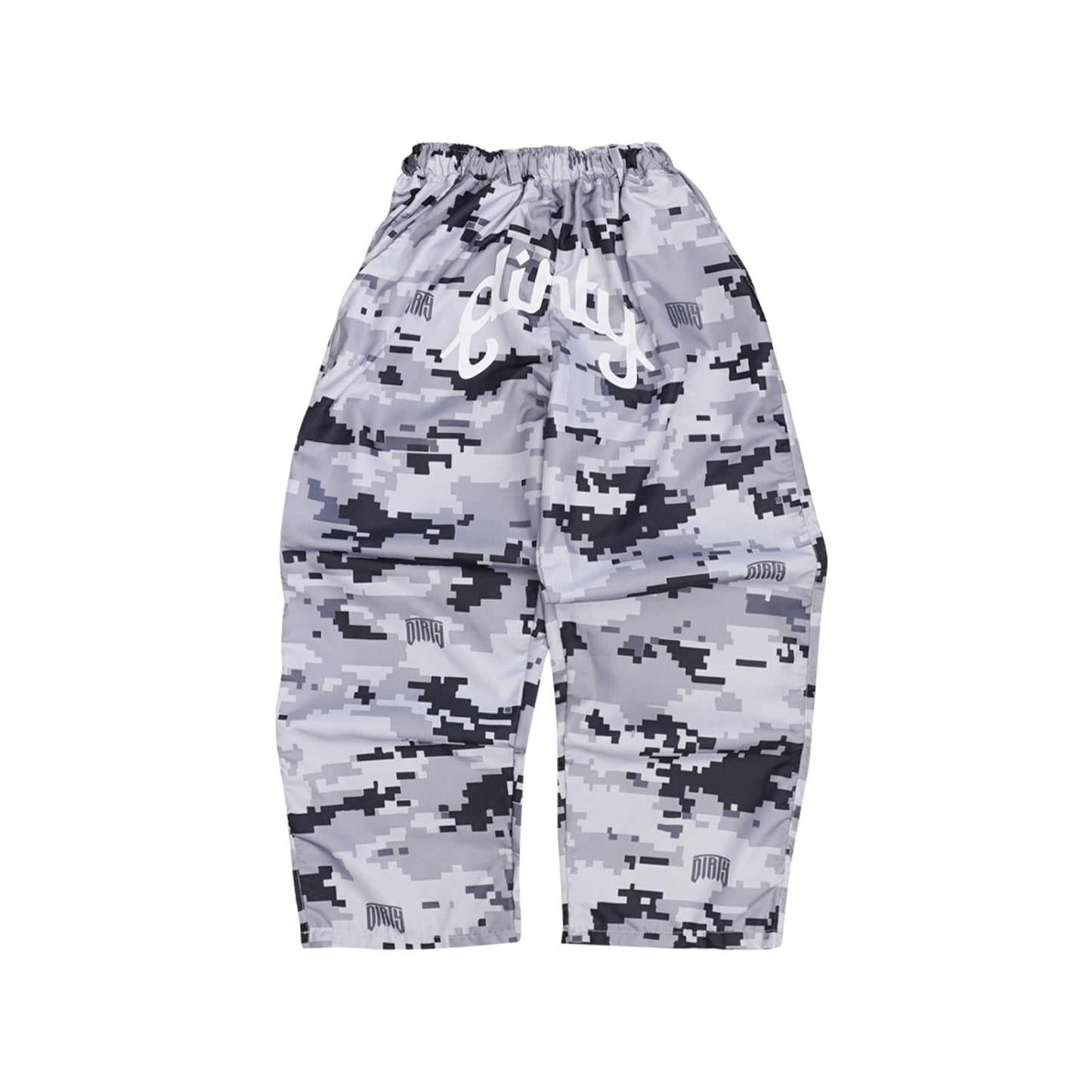 DIRTYBUSINESS ONESET DIZZY CAMO BOMBER BAGGY PANTS