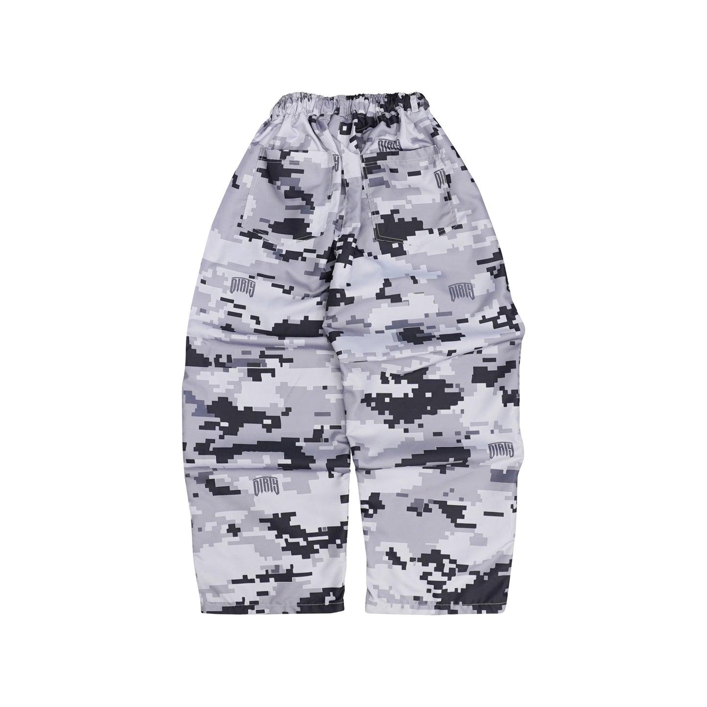 DIRTYBUSINESS ONESET DIZZY CAMO BOMBER BAGGY PANTS