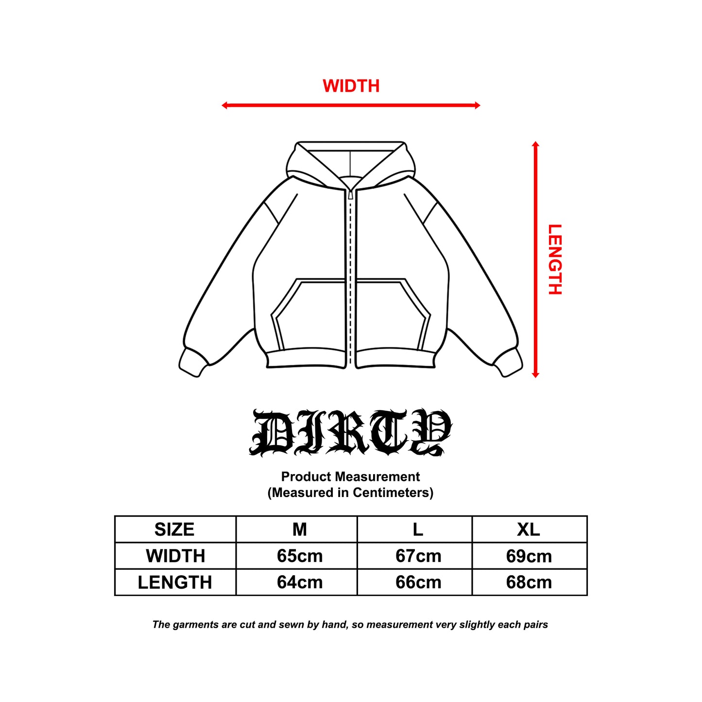 DIRTYBUSINESS GLOW ZIP BLACK HEAVYWEIGHT HOODIE BOXY FIT