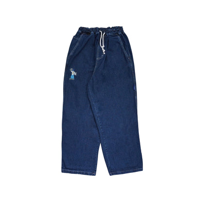 DIRTYBUSINESS NAZE BAGGY PANTS DENIM DARK BLUE