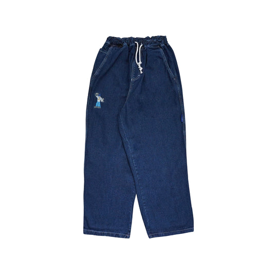 DIRTYBUSINESS NAZE BAGGY PANTS DENIM DARK BLUE