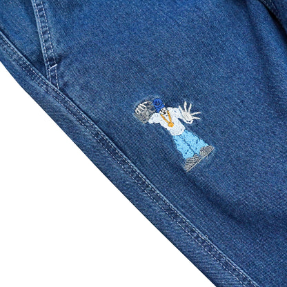 DIRTYBUSINESS NAZE BAGGY PANTS BIO WASHED DENIM