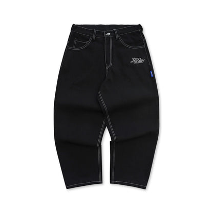 DIRTYBUSINESS DECAY BAGGY PANTS RAW DENIM