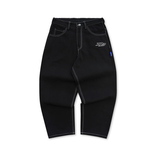 DIRTYBUSINESS DECAY BAGGY PANTS RAW DENIM
