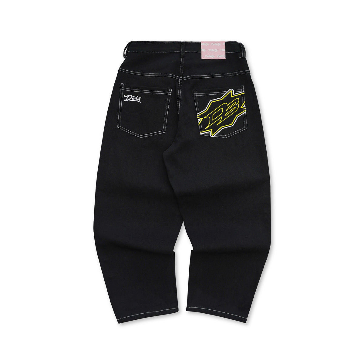 DIRTYBUSINESS DECAY BAGGY PANTS RAW DENIM
