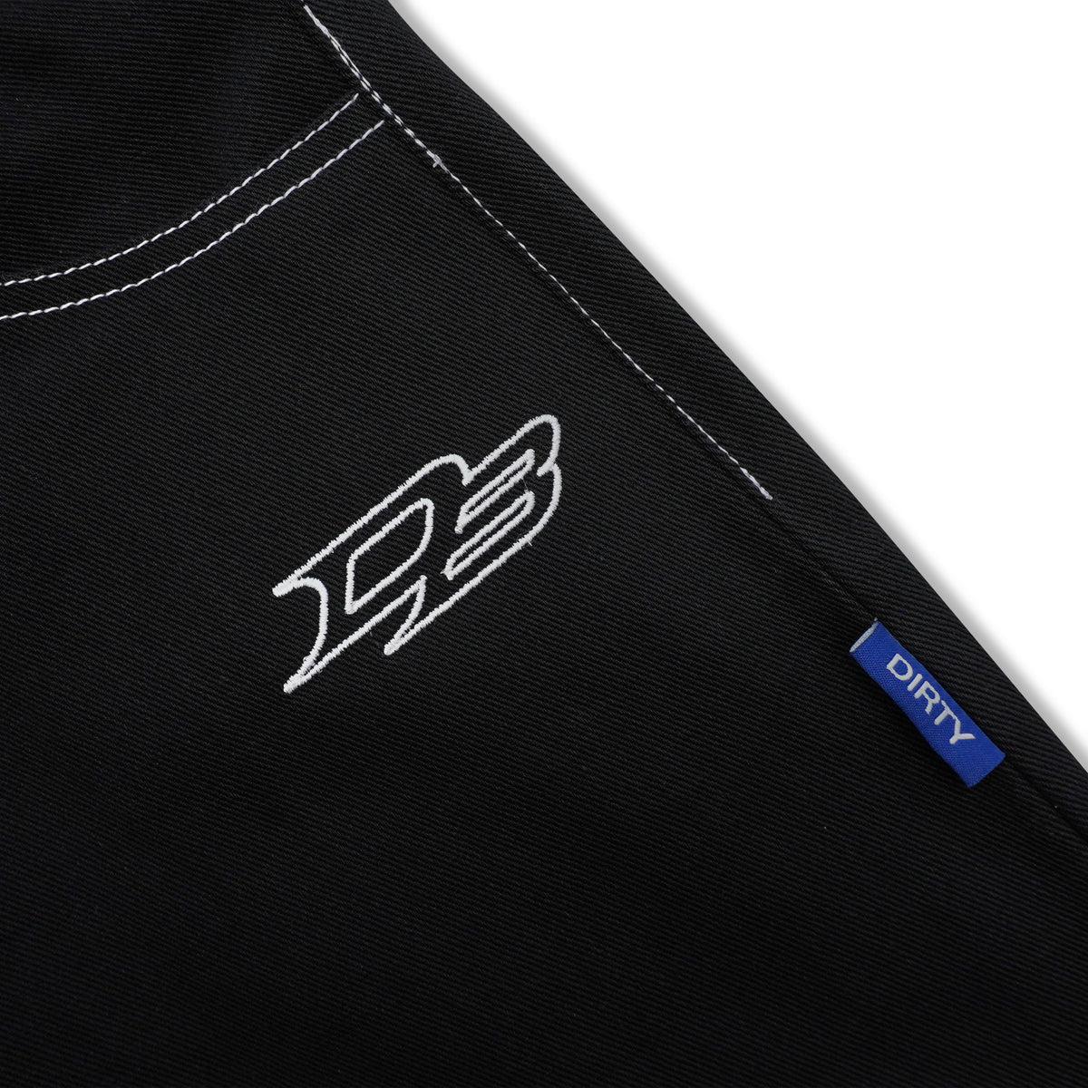 DIRTYBUSINESS DECAY BAGGY PANTS RAW DENIM