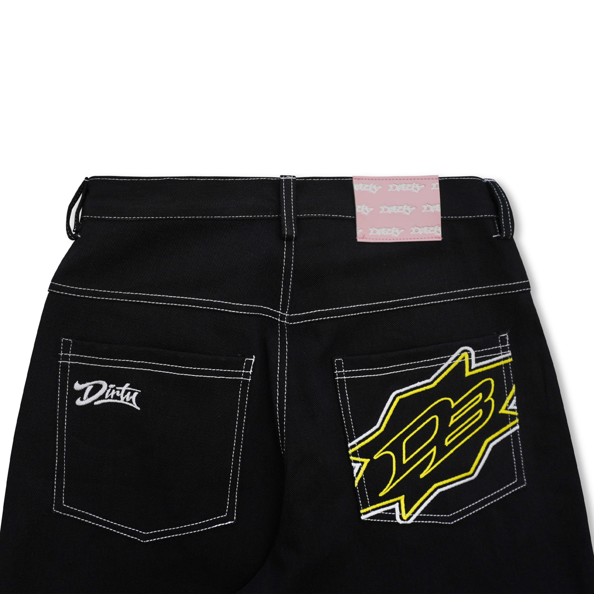 DIRTYBUSINESS DECAY BAGGY PANTS RAW DENIM