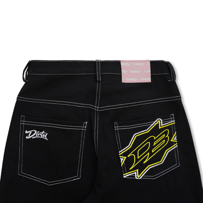 DIRTYBUSINESS DECAY BAGGY PANTS RAW DENIM