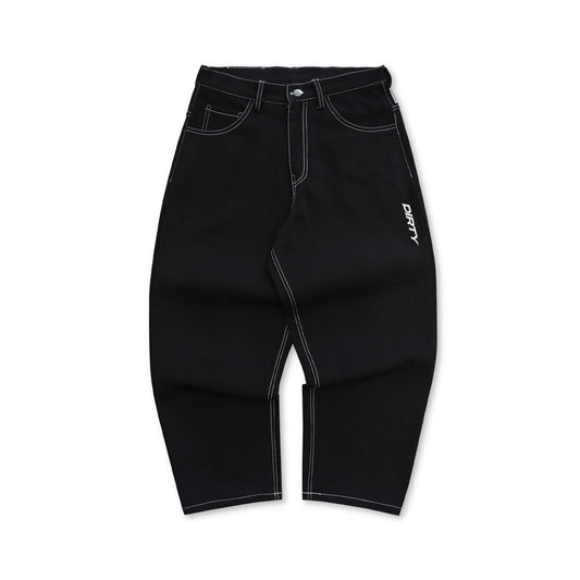 DIRTYBUSINESS CYCLES BAGGY PANTS RAW DENIM