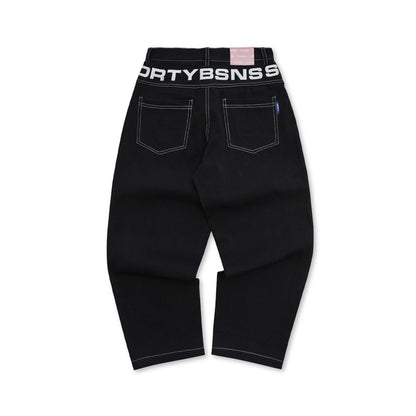 DIRTYBUSINESS CYCLES BAGGY PANTS RAW DENIM