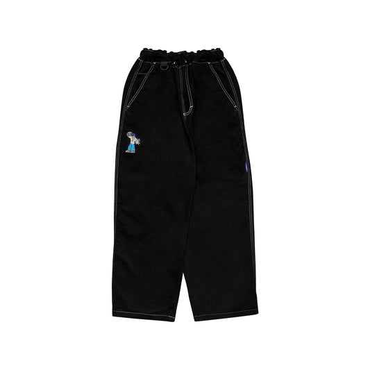 DIRTYBUSINESS MALTO BAGGY PANTS RAFEL DENIM BLACK