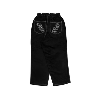 DIRTYBUSINESS MALTO BAGGY PANTS RAFEL DENIM BLACK