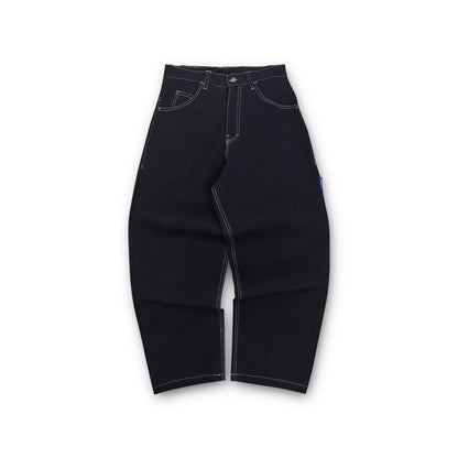 DIRTYBUSINESS RUBY PINK BAGGY PANTS RAW DENIM