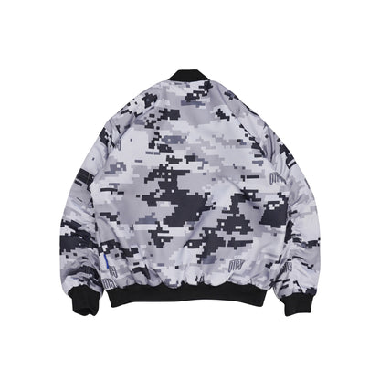 DIRTYBUSINESS ONESET DIZZY CAMO BOMBER BAGGY PANTS
