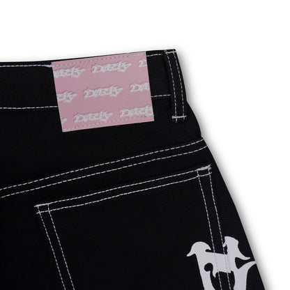 DIRTYBUSINESS HAFOC BAGGY PANTS RAW DENIM