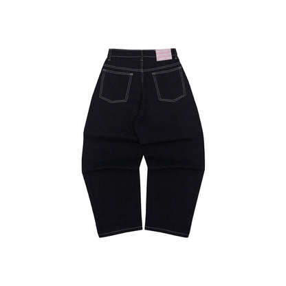 DIRTYBUSINESS CROW BAGGY PANTS RAW DENIM