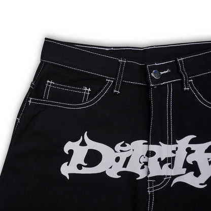 DIRTYBUSINESS CROW BAGGY PANTS RAW DENIM