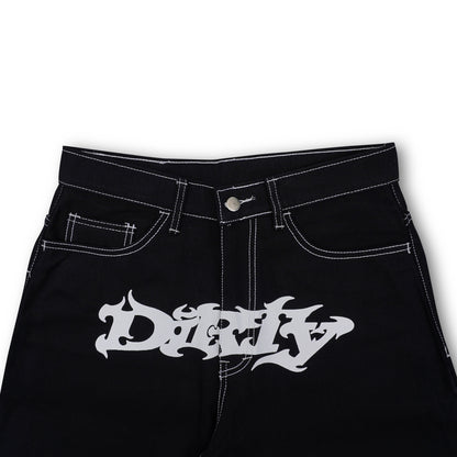 DIRTYBUSINESS CROW BAGGY PANTS RAW DENIM