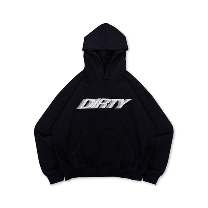 DIRTYBUSINESS BEATRICE ONESET HOODIE BAGGY PANTS BLACK