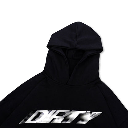 DIRTYBUSINESS BEATRICE ONESET HOODIE BAGGY PANTS BLACK