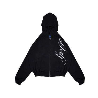DIRTYBUSINESS ONESET ALLEN JORTS ZIPPER JACKET BLACK