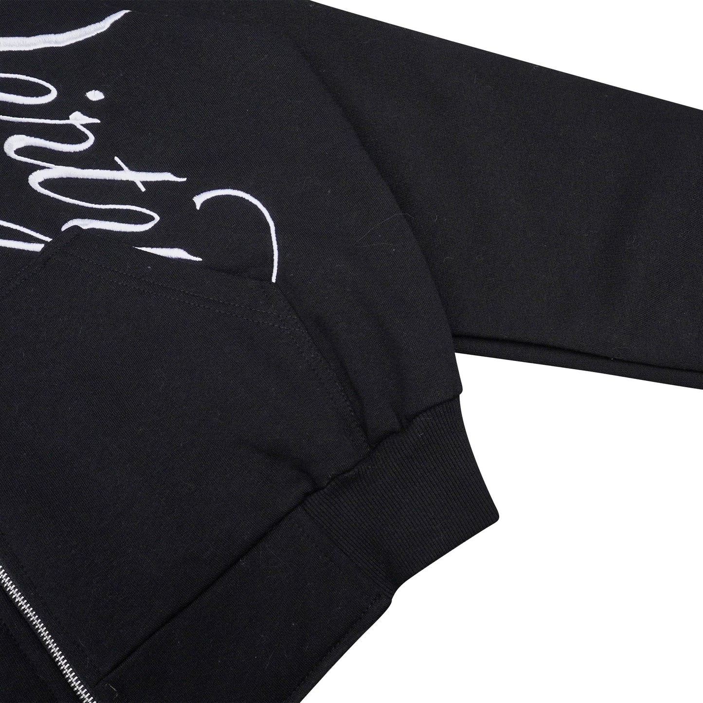 DIRTYBUSINESS ONESET ALLEN JORTS ZIPPER JACKET BLACK