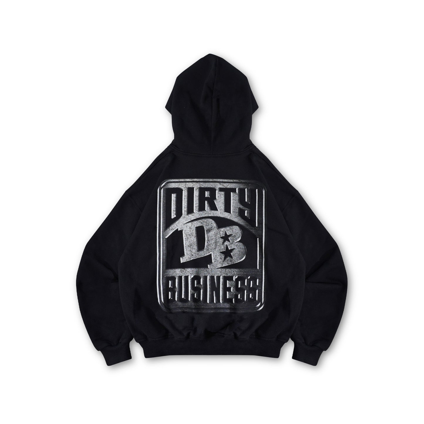 DIRTYBUSINESS STEEL HOODIE BOXY BLACK