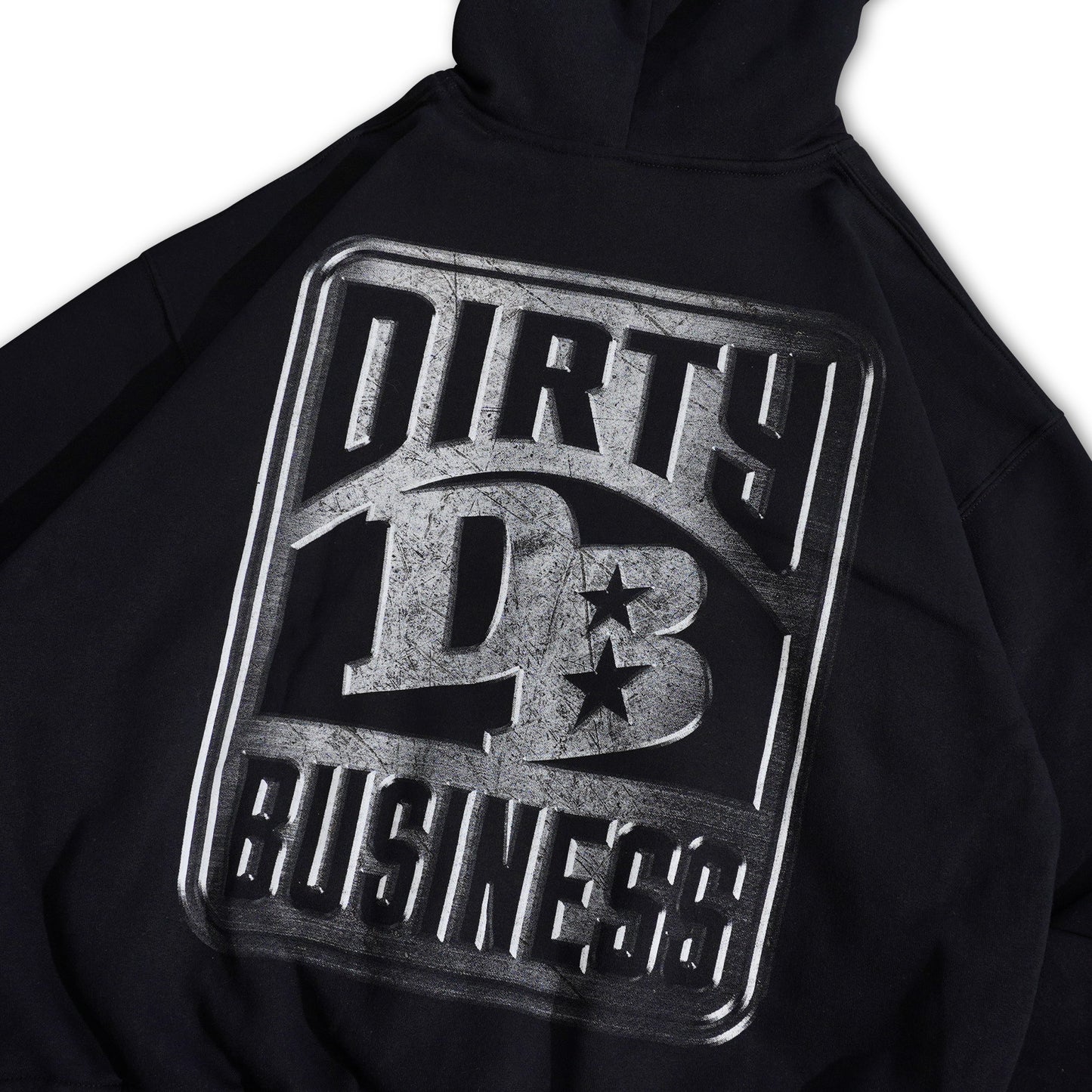 DIRTYBUSINESS STEEL HOODIE BOXY BLACK