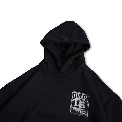 DIRTYBUSINESS STEEL HOODIE BOXY BLACK
