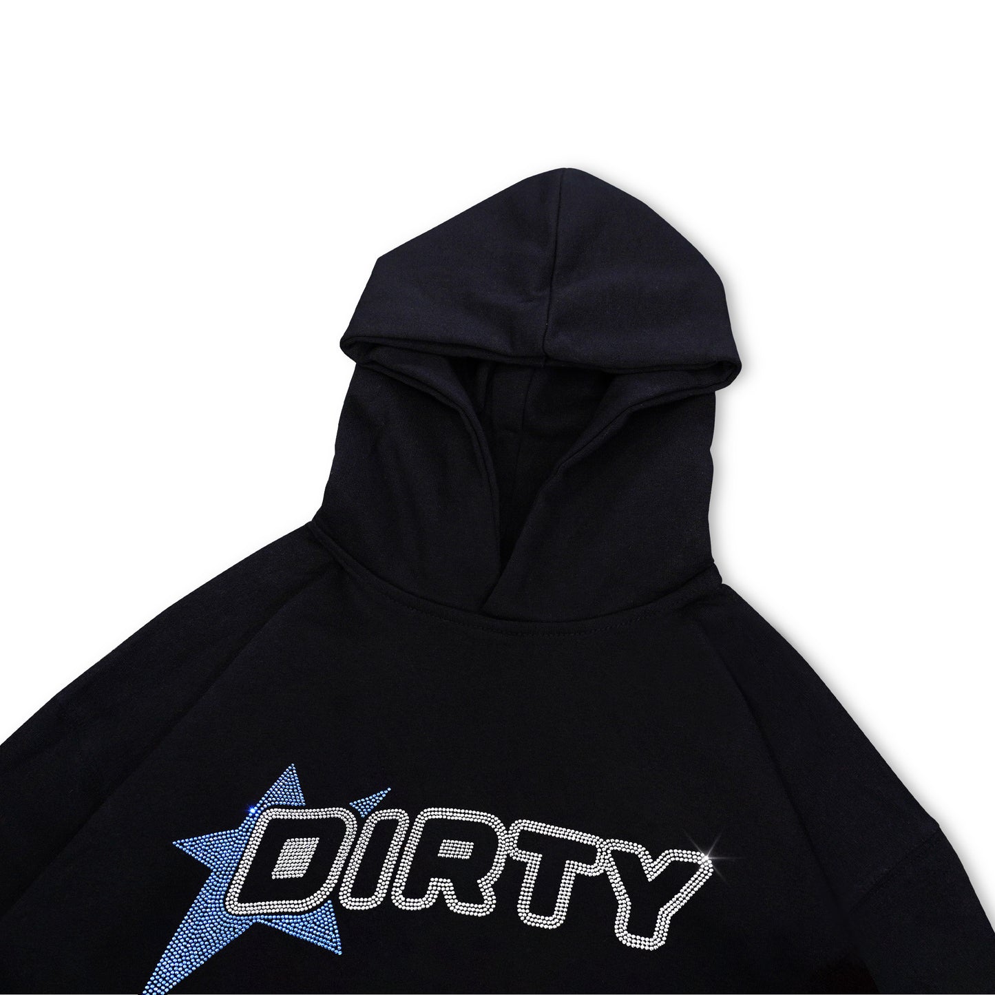 DIRTYBUSINESS HOODIE RHINESTONE STAR