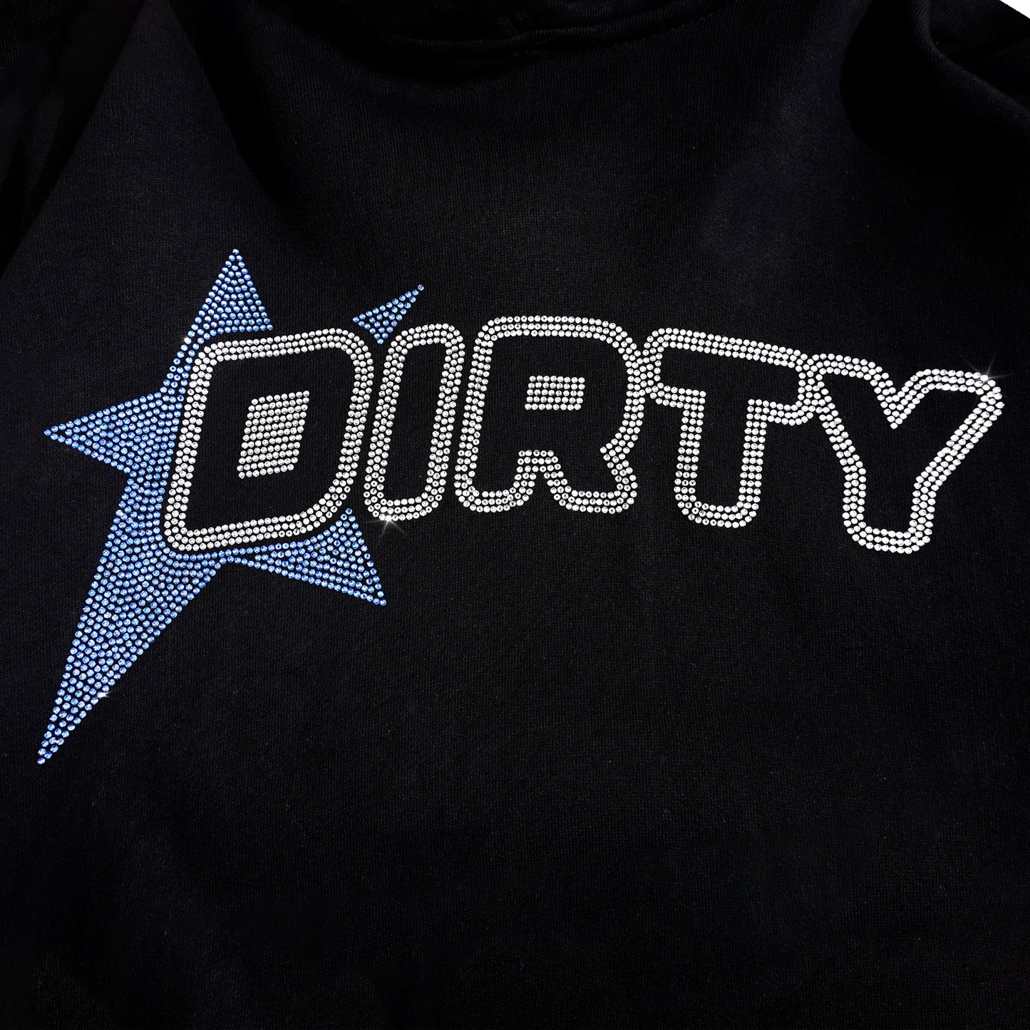 DIRTYBUSINESS HOODIE RHINESTONE STAR