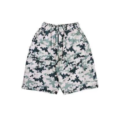 DIRTYBUSINESS VELOUR CAMO PIXEL JORTS