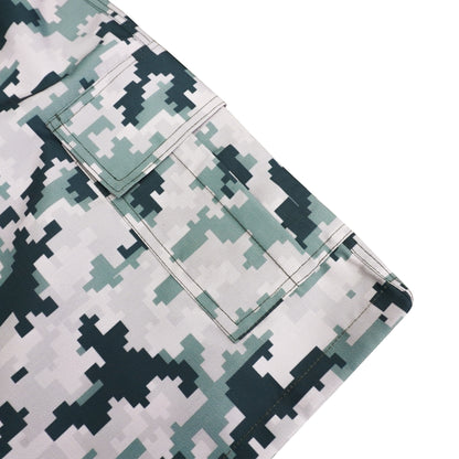 DIRTYBUSINESS VELOUR CAMO PIXEL JORTS