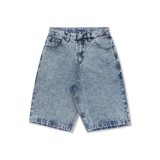 DIRTYBUSINESS SMOKE JORTS PANTS BLUEWASH DENIM