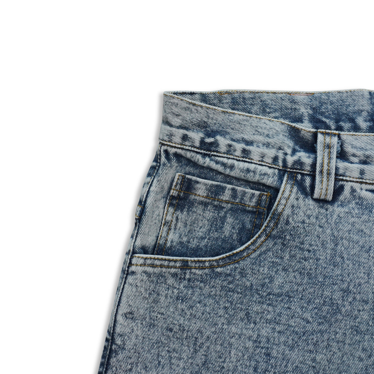 DIRTYBUSINESS SMOKE JORTS PANTS BLUEWASH DENIM