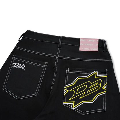 DIRTYBUSINESS DECAY JORTS PANTS RAW DENIM
