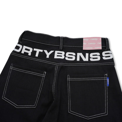 DIRTYBUSINESS CYCLES JORTS PANTS RAW DENIM