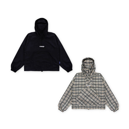 DIRTYBUSINESS JACKSON BALACLAVA WATERPROOF TRACKSUIT BLACK & PLAID