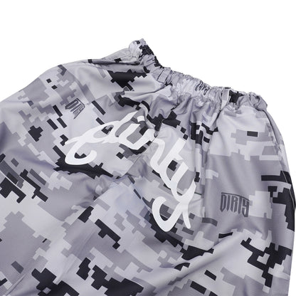 DIRTYBUSINESS ONESET DIZZY CAMO BOMBER BAGGY PANTS