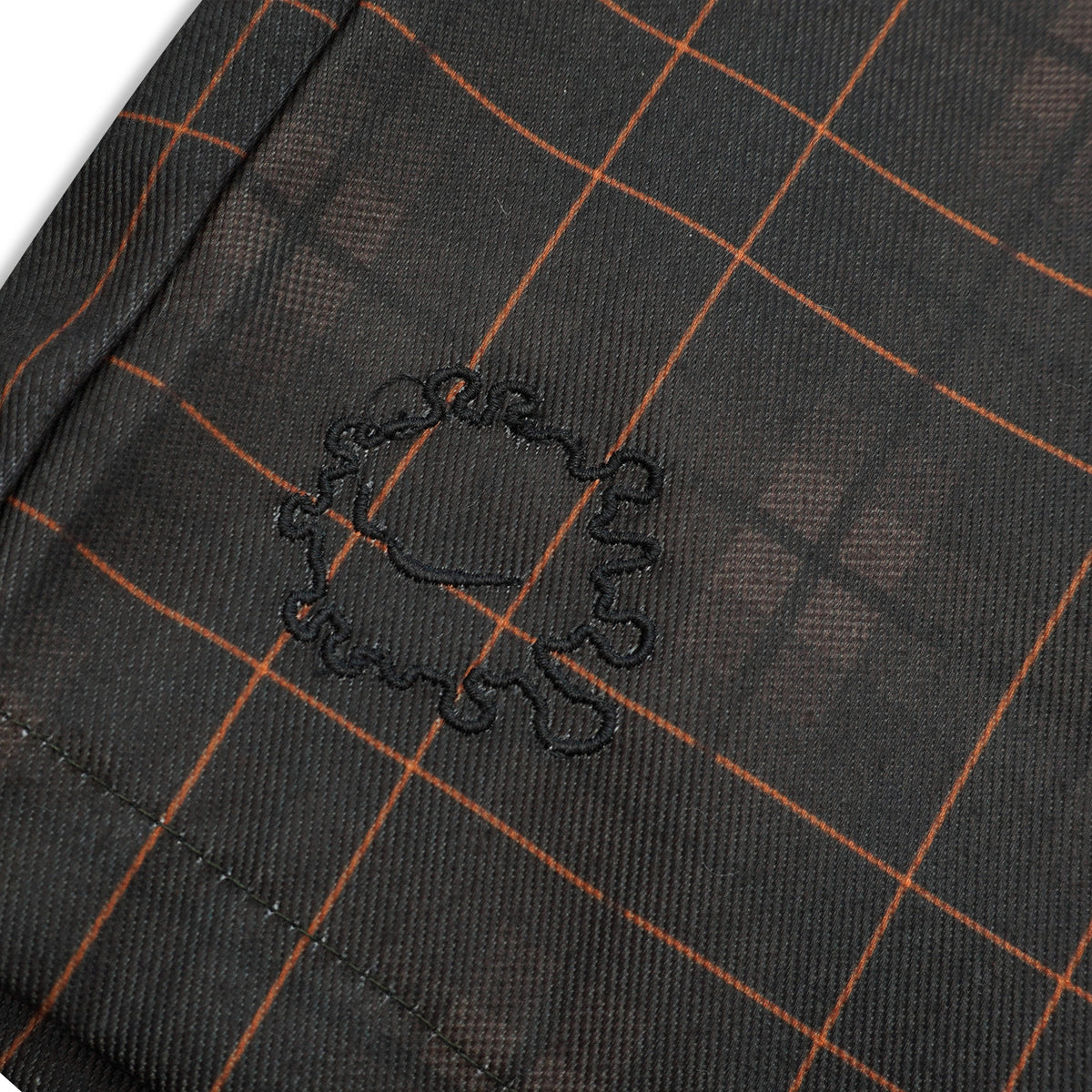 DIRTYBUSINESS NUKE PLAID SHORT PANTS BROWN