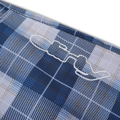 DIRTYBUSINESS NUKE PLAID SHORT PANTS WHITE BLUE