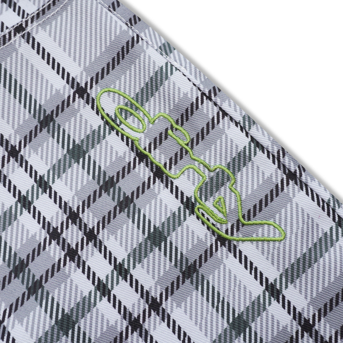 DIRTYBUSINESS NUKE PLAID SHORT PANTS WHITE