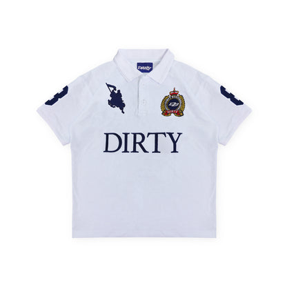 DIRTYBUSINESS BARELLA POLO WHITE