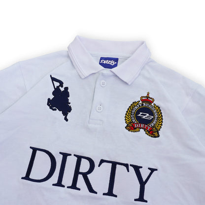 DIRTYBUSINESS BARELLA POLO WHITE