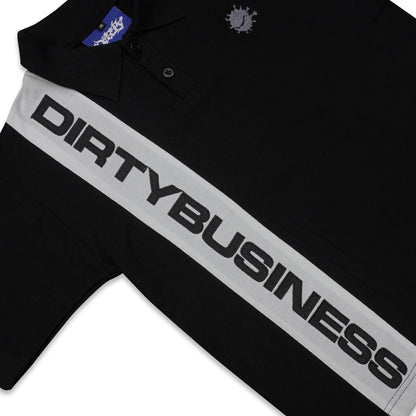 DIRTYBUSINESS TRION POLO BLACK