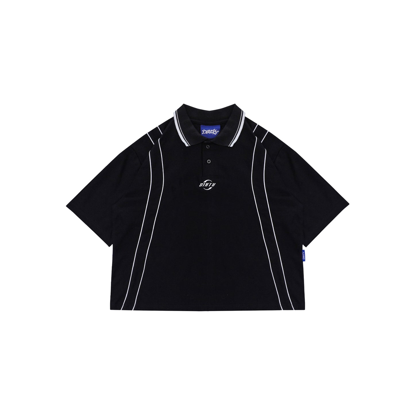 DIRTYBUSINESS POLO PATO STRIPE BLACK